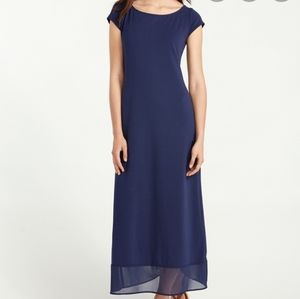 Tommy Bahama Cap Sleeves Maxi Dress Black